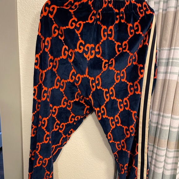 GUCCI COTTON VELVET PANTS LIMITED EDITION RETAILS $2000+ - Picture 4 of 10